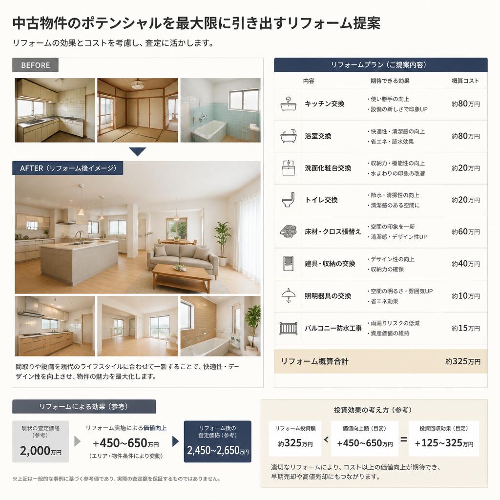 リフォームで魅力UP！