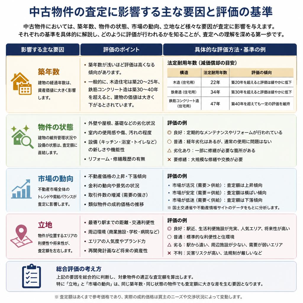 2. 中古物件の査定基準を知る