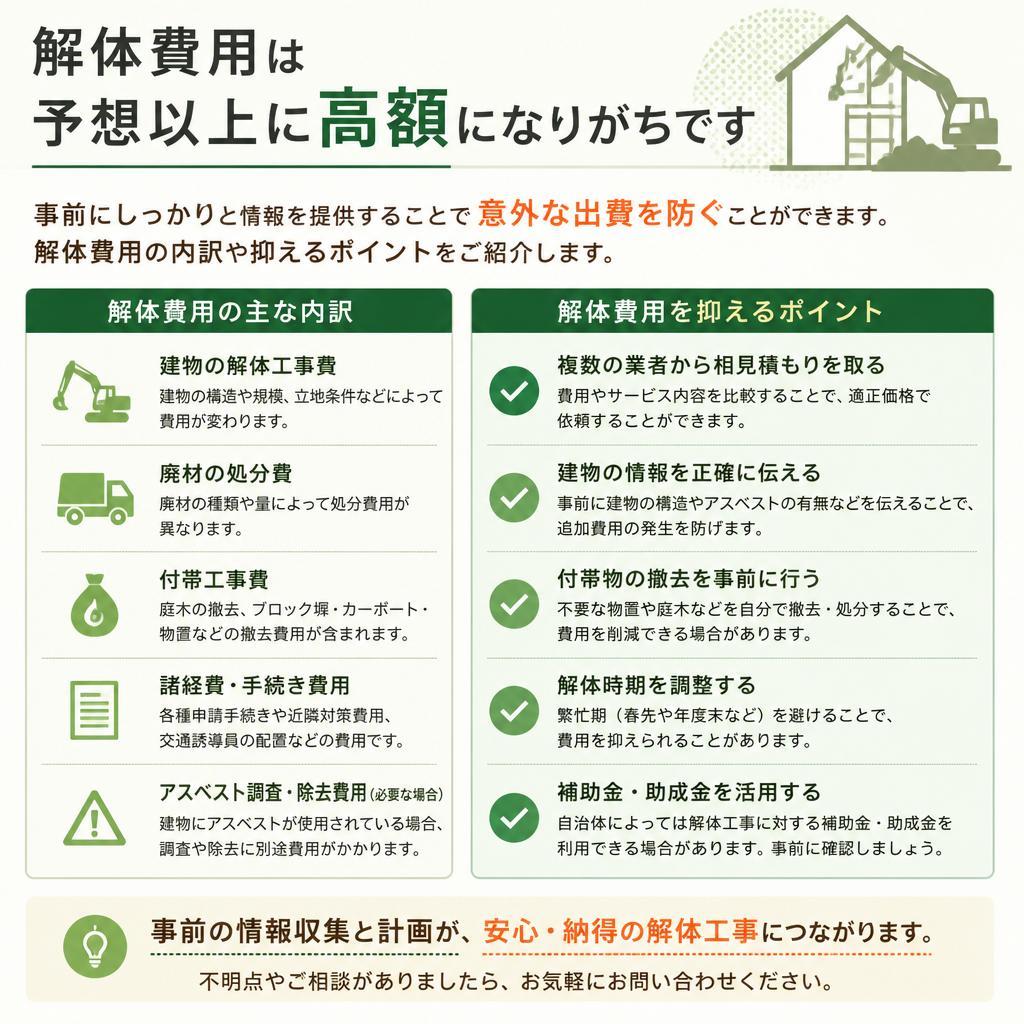 3. 解体費用の見える化