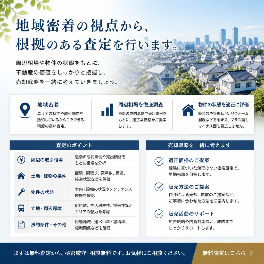 不動産査定のプロセス