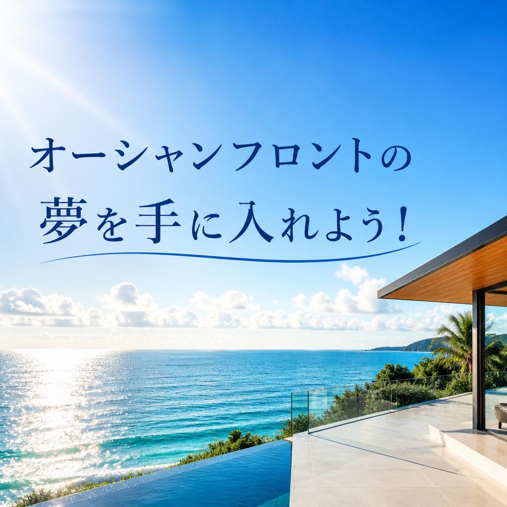 オーシャンフロントの夢を手に入れよう！