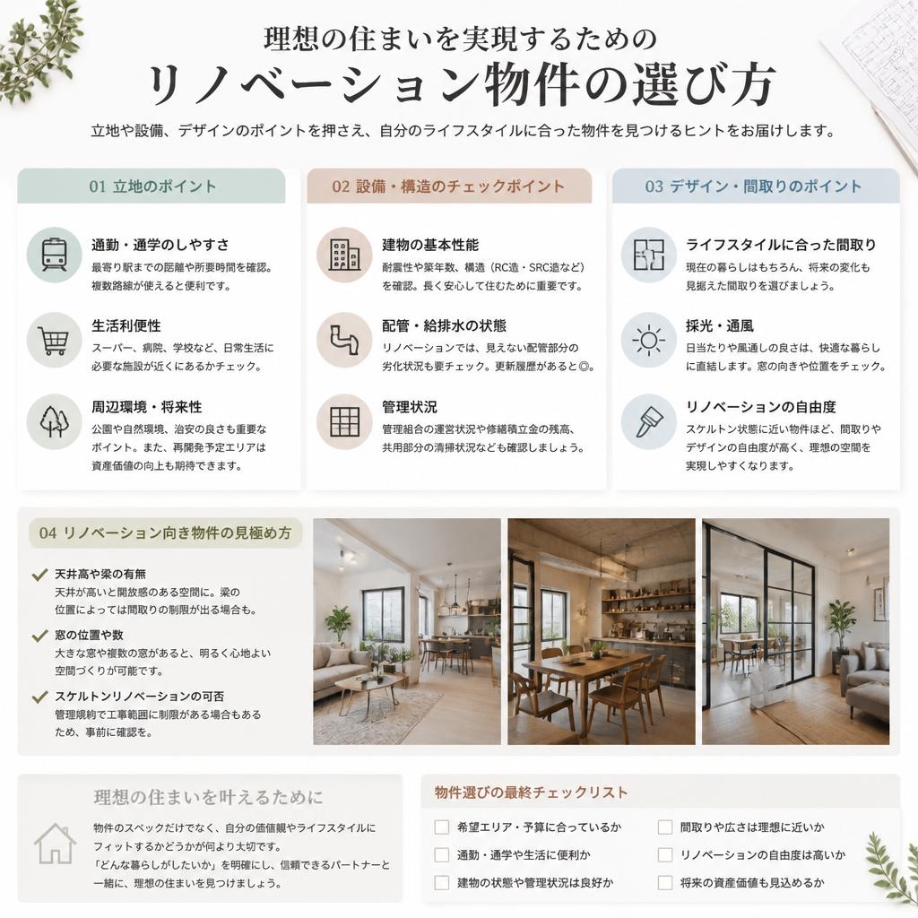 理想の住まいを見つけるためのポイント