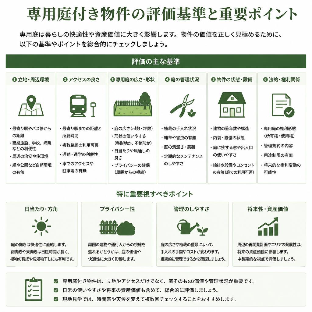 物件評価の基準