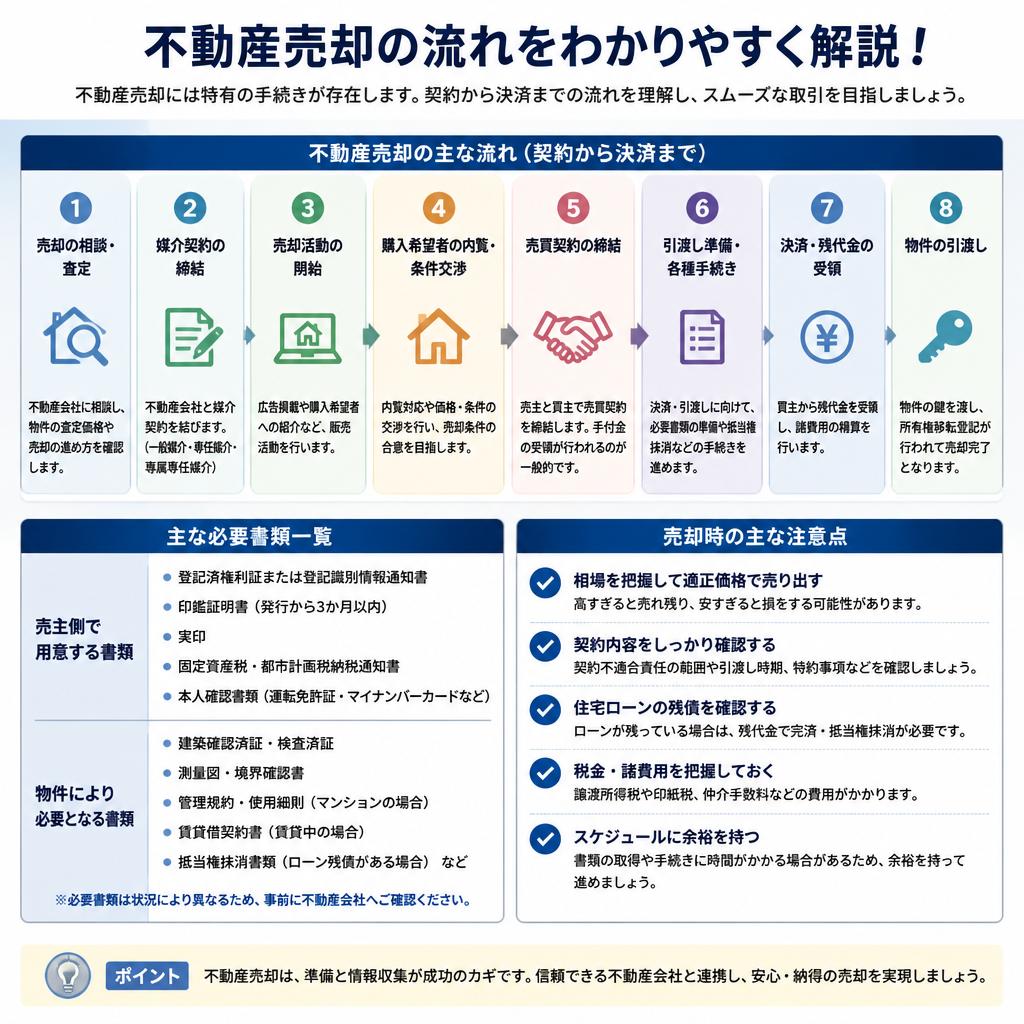 3. 売却手続きの流れ｜スムーズに進めるために