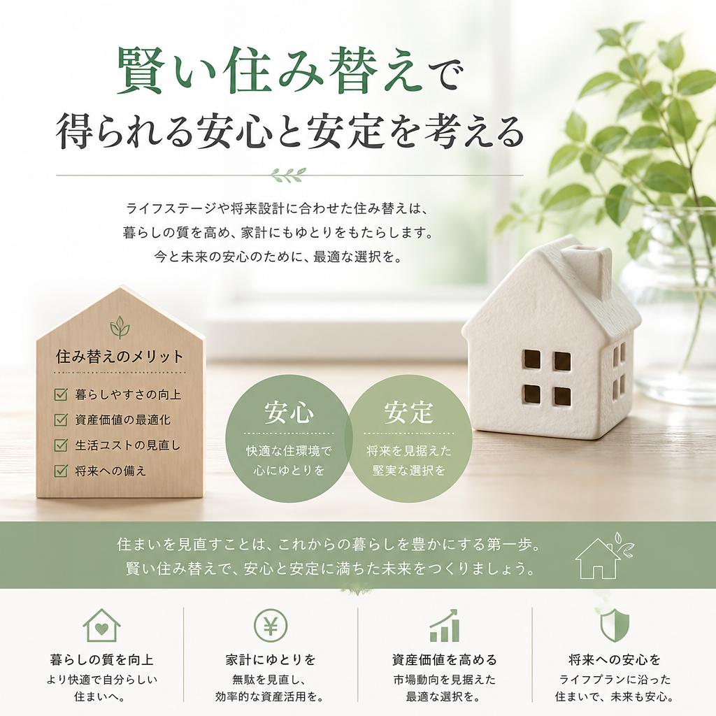 賢い住み替えで得られる安心と安定を考える
