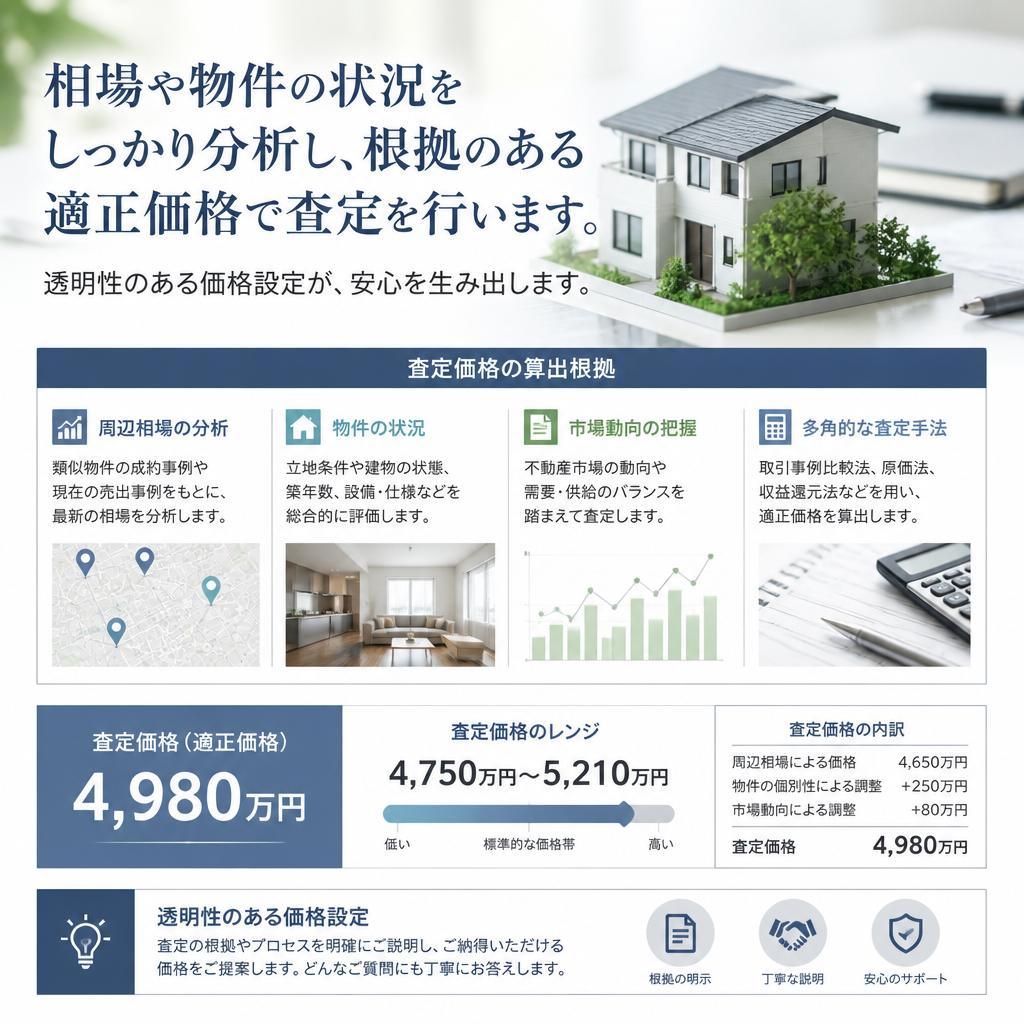 適正価格査定で安心を提供