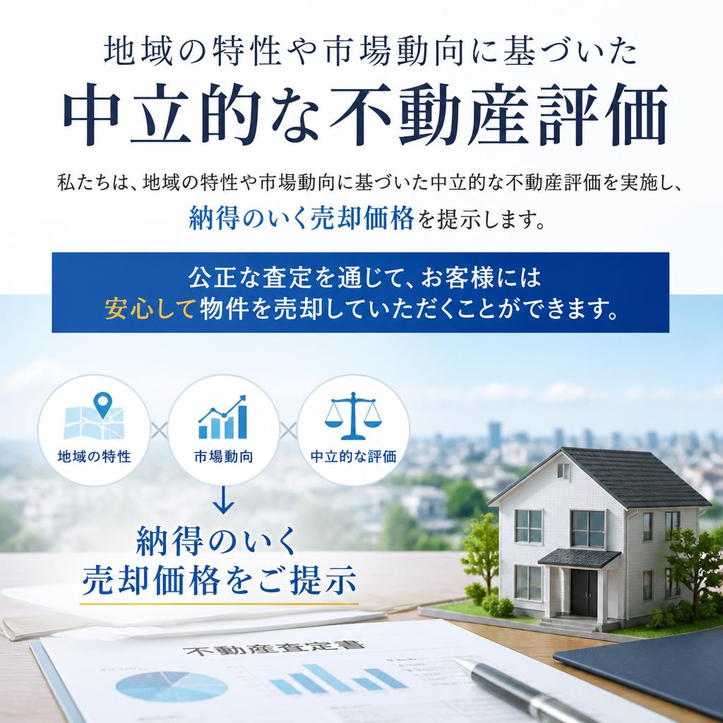 中立的な不動産評価の実施
