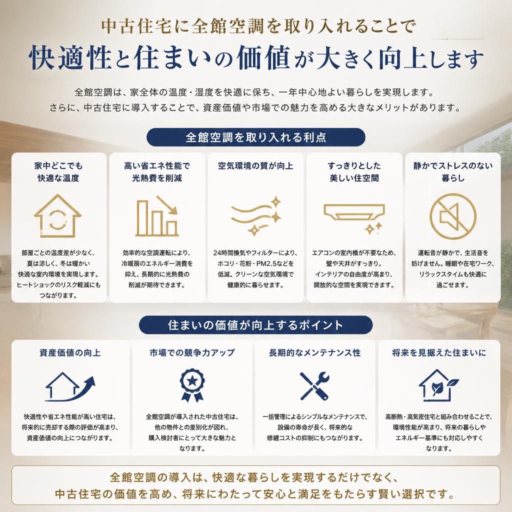 中古住宅×全館空調の魅力