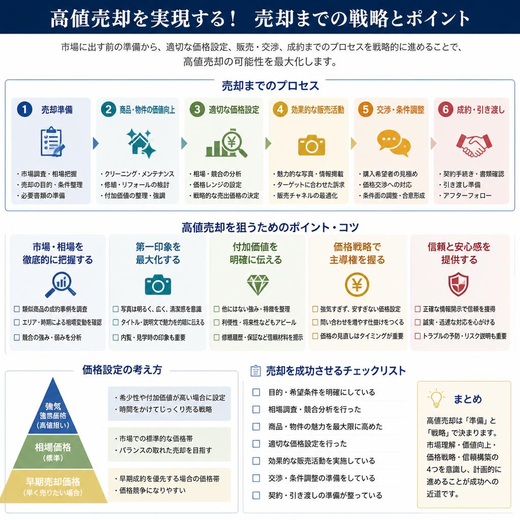 2. 高値売却を実現するための戦略