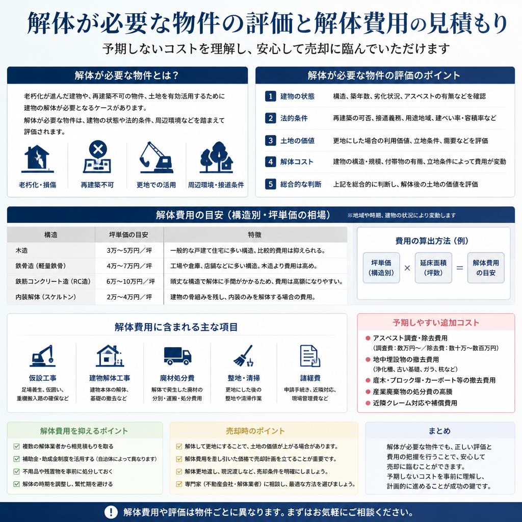 4. 解体費用とその影響を把握する