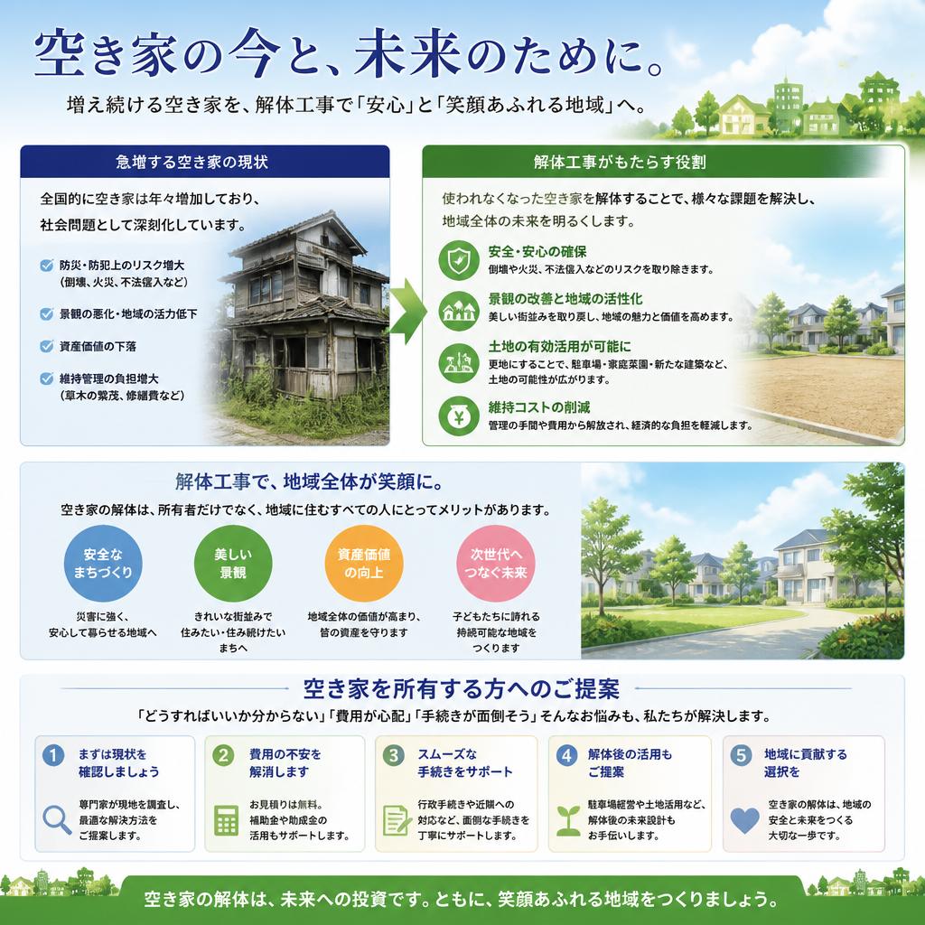 空き家問題に立ち向かう