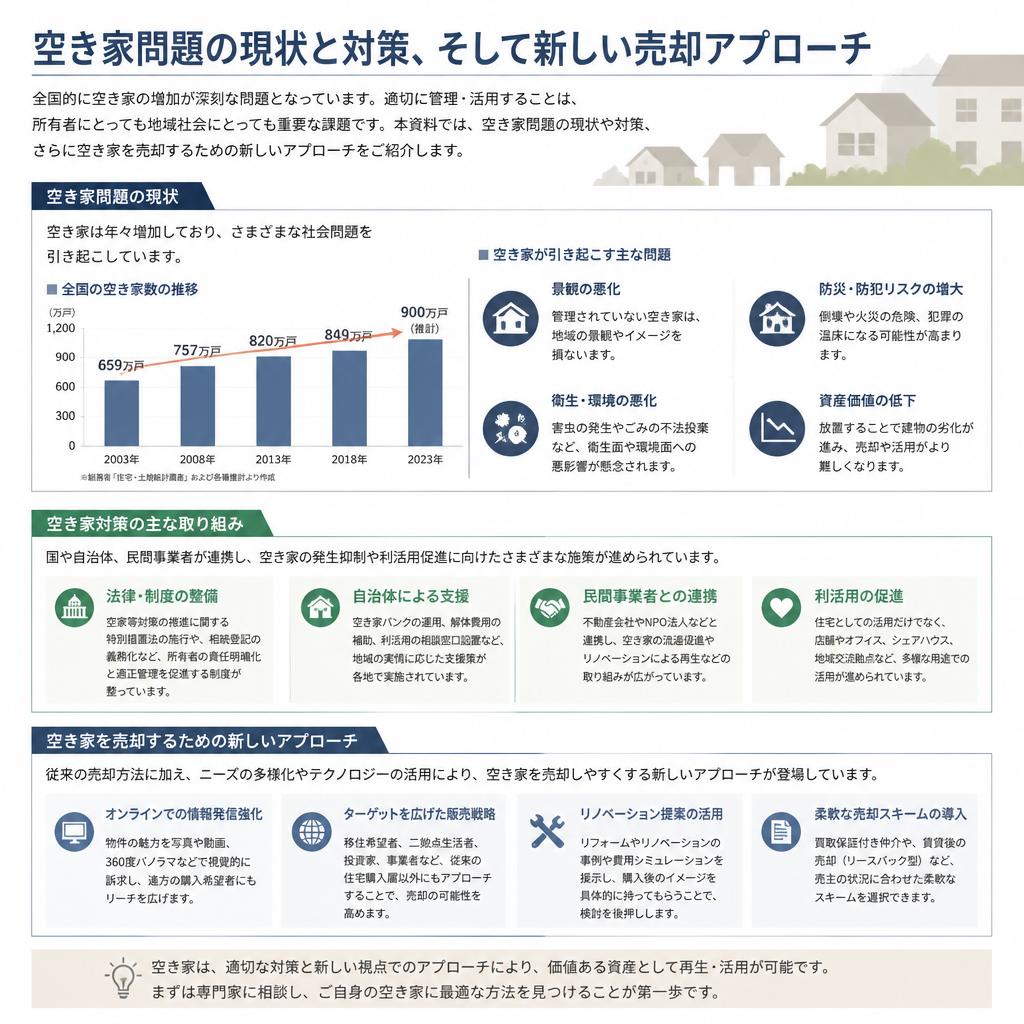 空き家対策とその新しいアプローチ