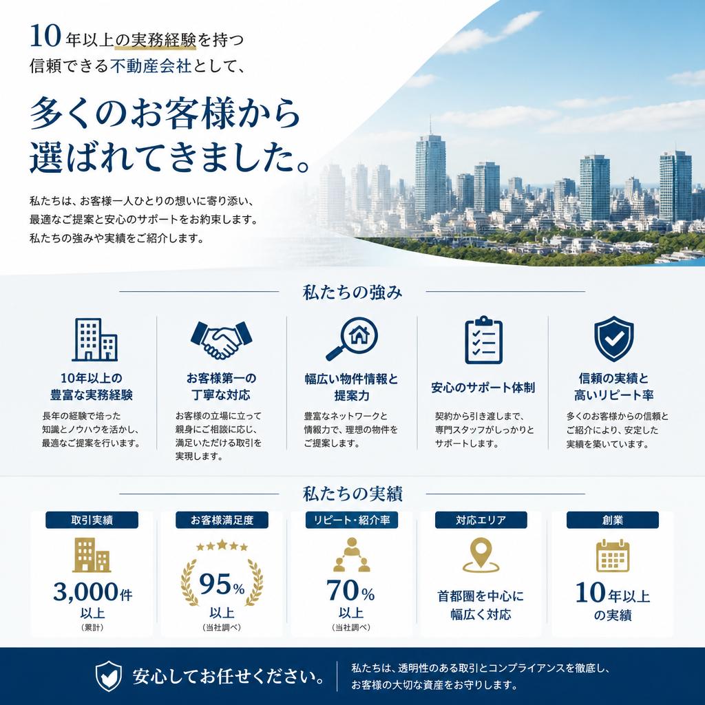私たちの信頼性と実績