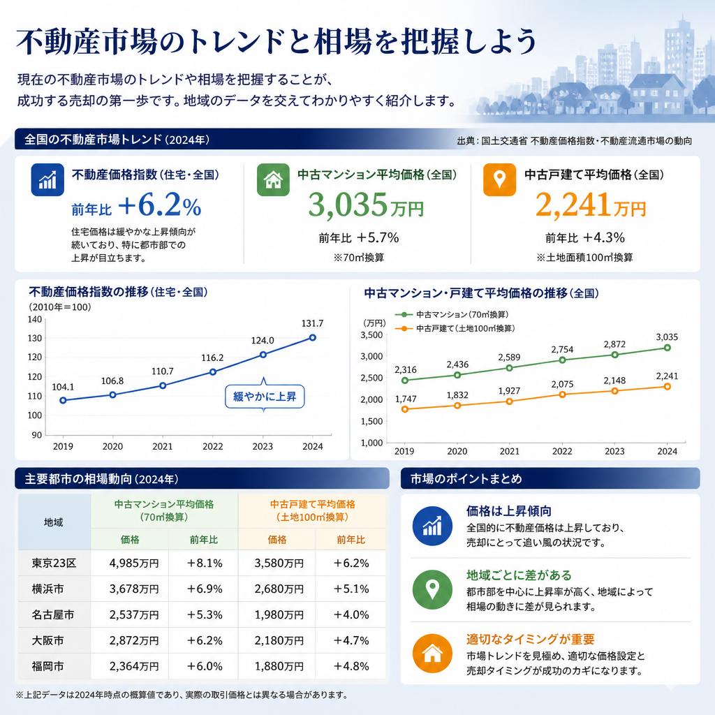 不動産市場の動向を知ろう！