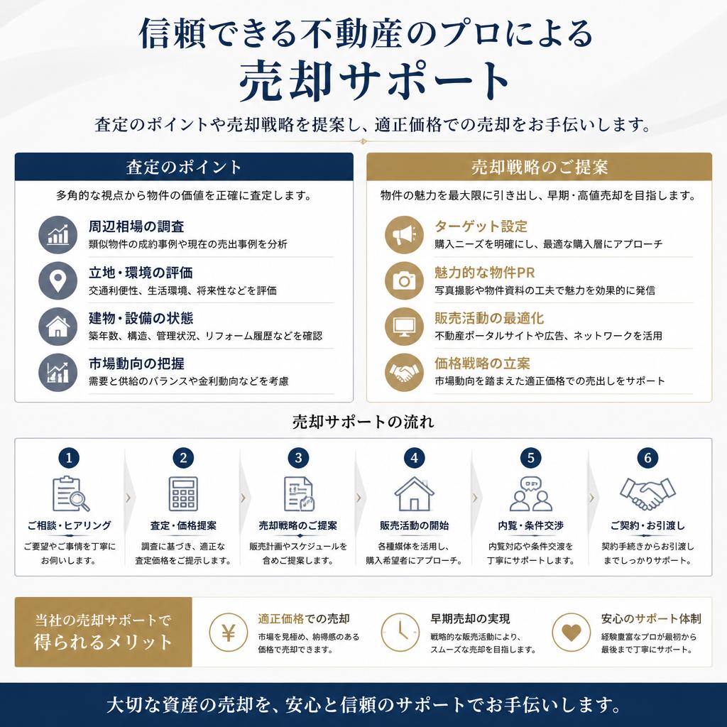 2. 売却サポートで高額査定を実現！