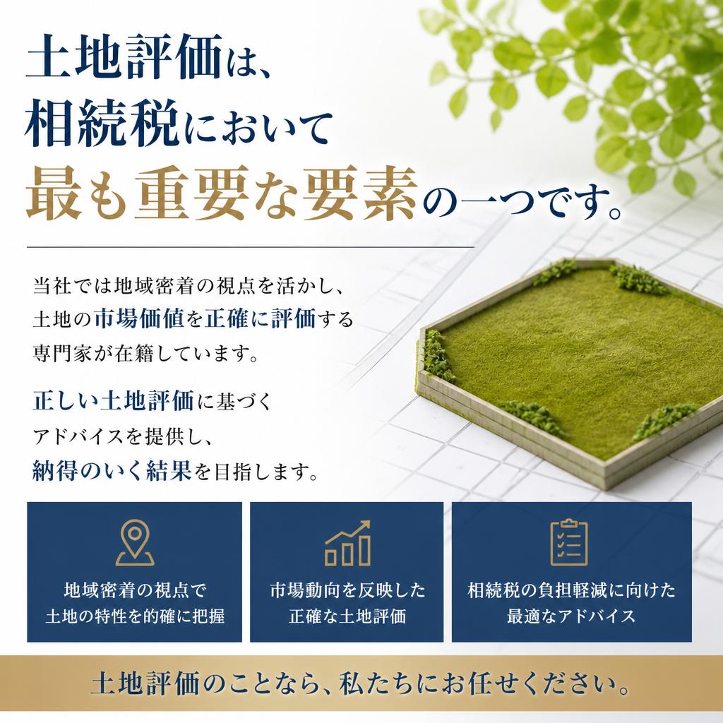 土地評価のプロがサポート