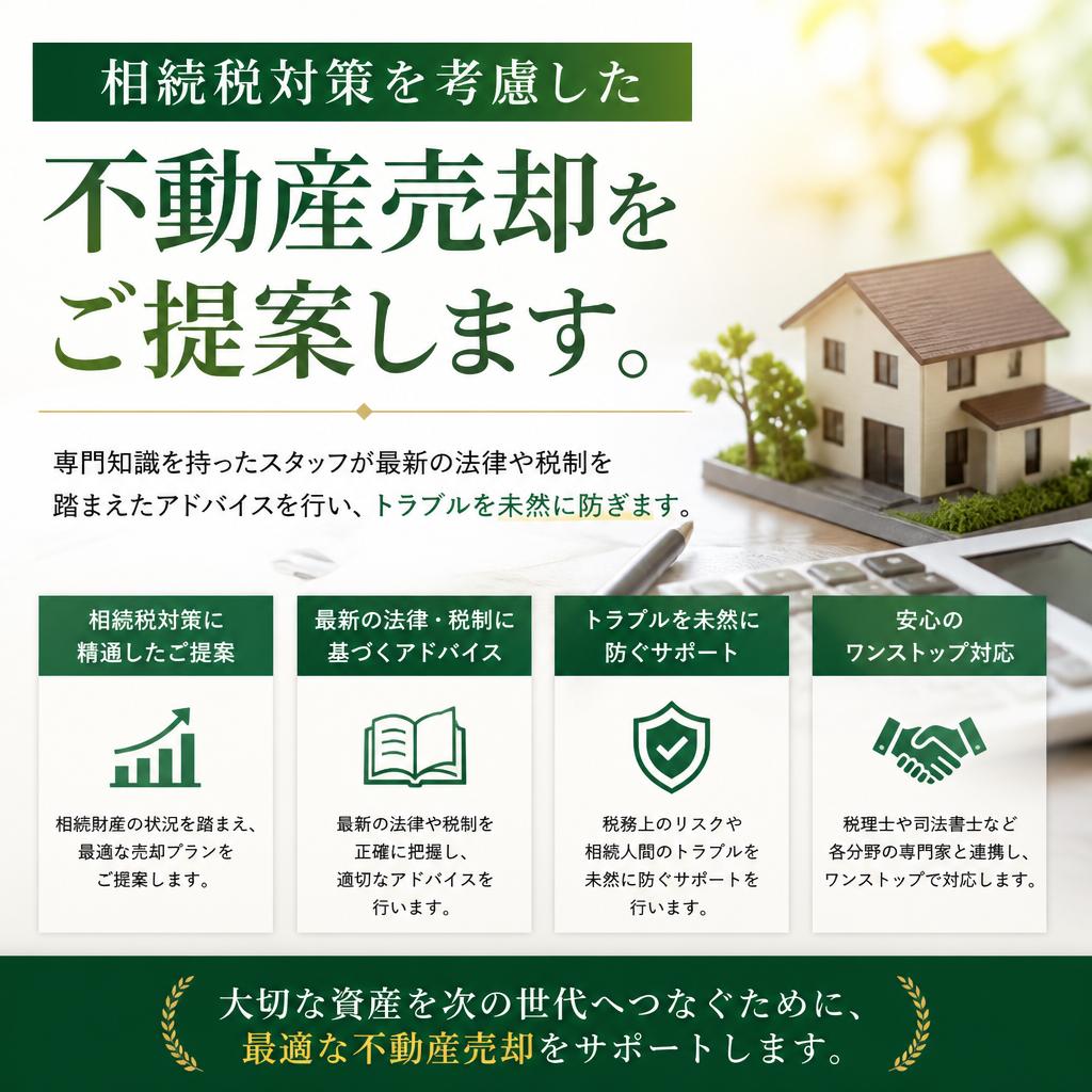 相続税対策もお任せ！プロのアドバイス