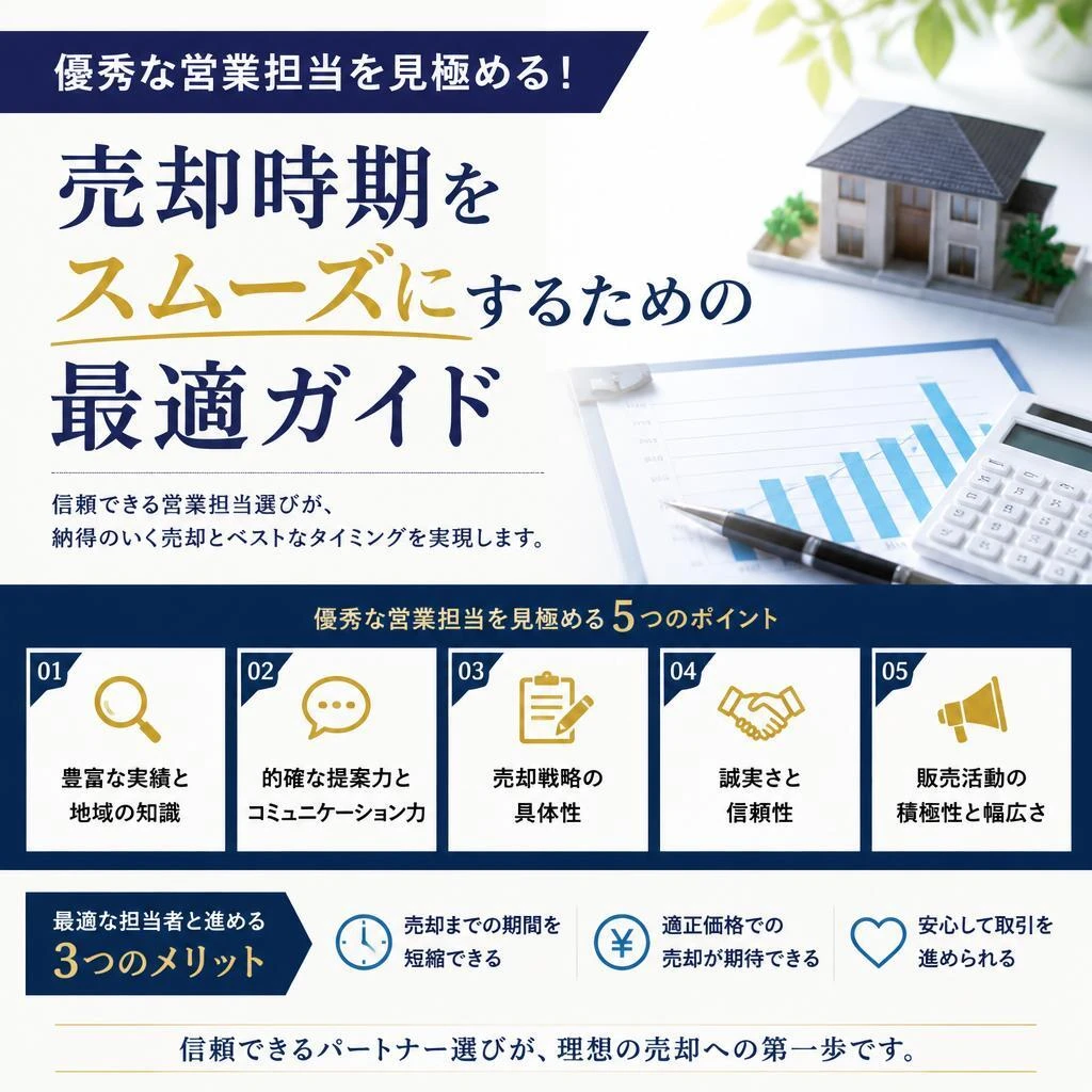 優秀な営業担当を見極める！売却時期をスムーズにするための最適ガイド