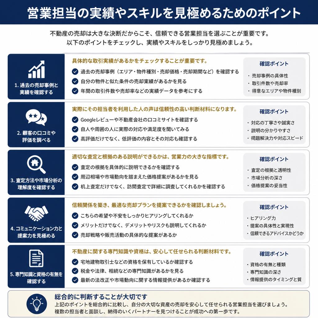優秀な営業担当の見極め方