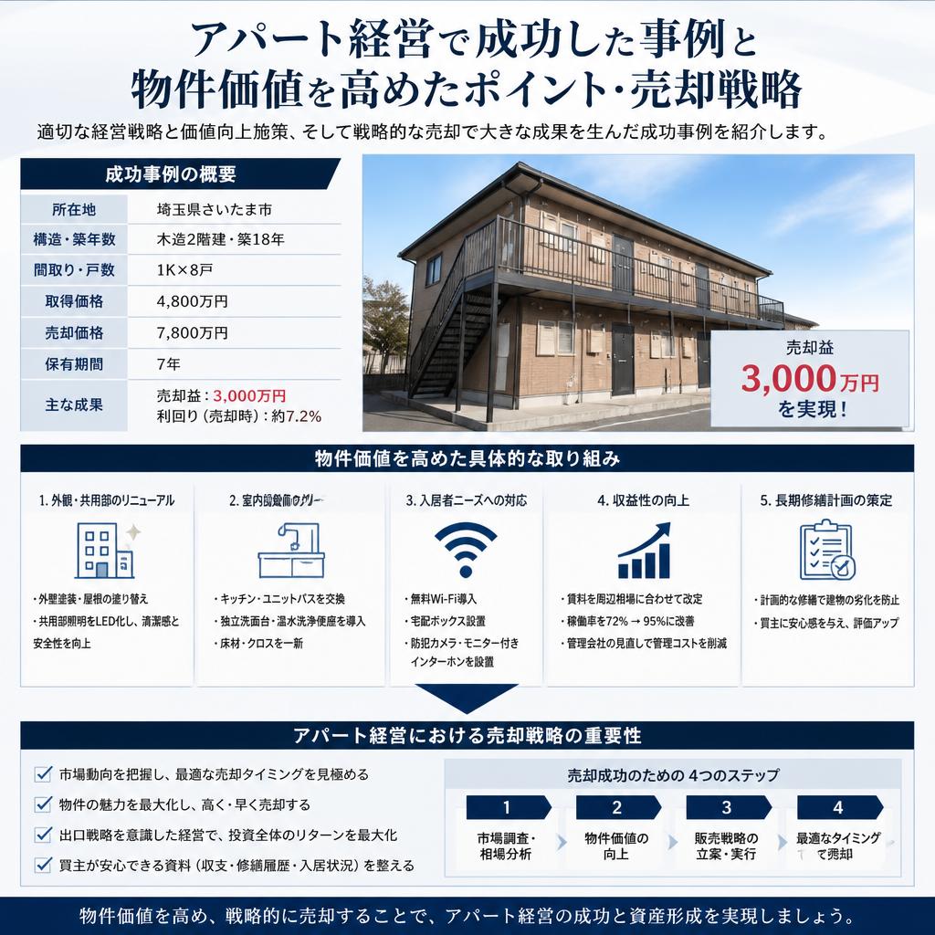 3. アパート経営における成功事例