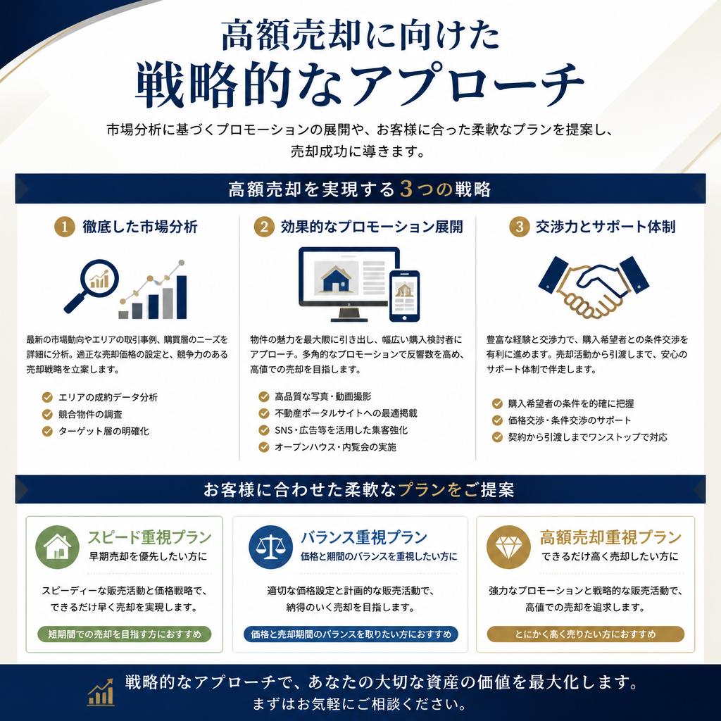 4. 高価売却のための戦略的アプローチ