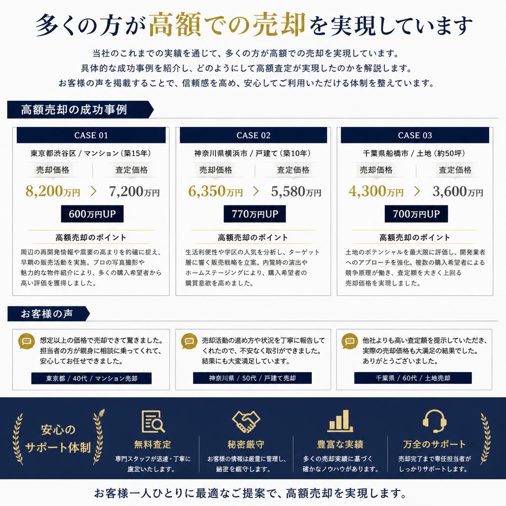中古物件市場における成功事例