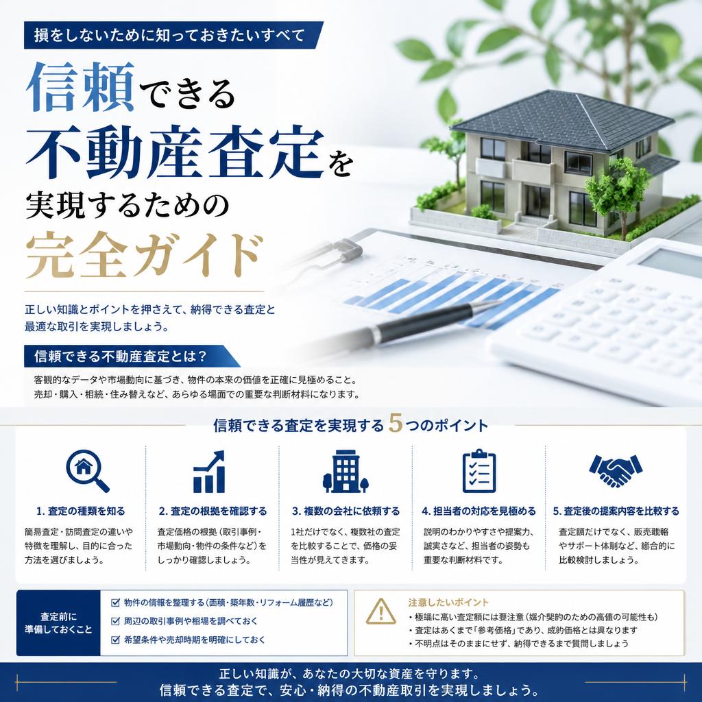 信頼できる不動産査定を実現するための完全ガイド