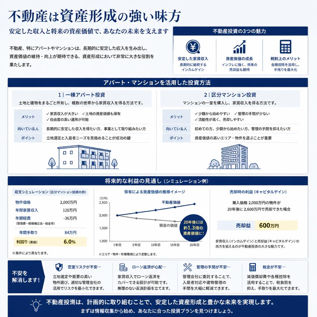 不動産投資と資産形成の重要性