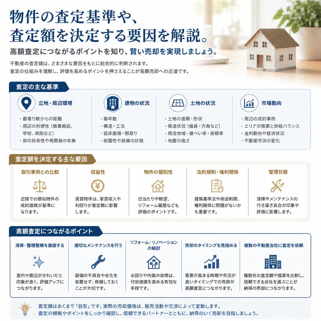 売却価格査定のポイント