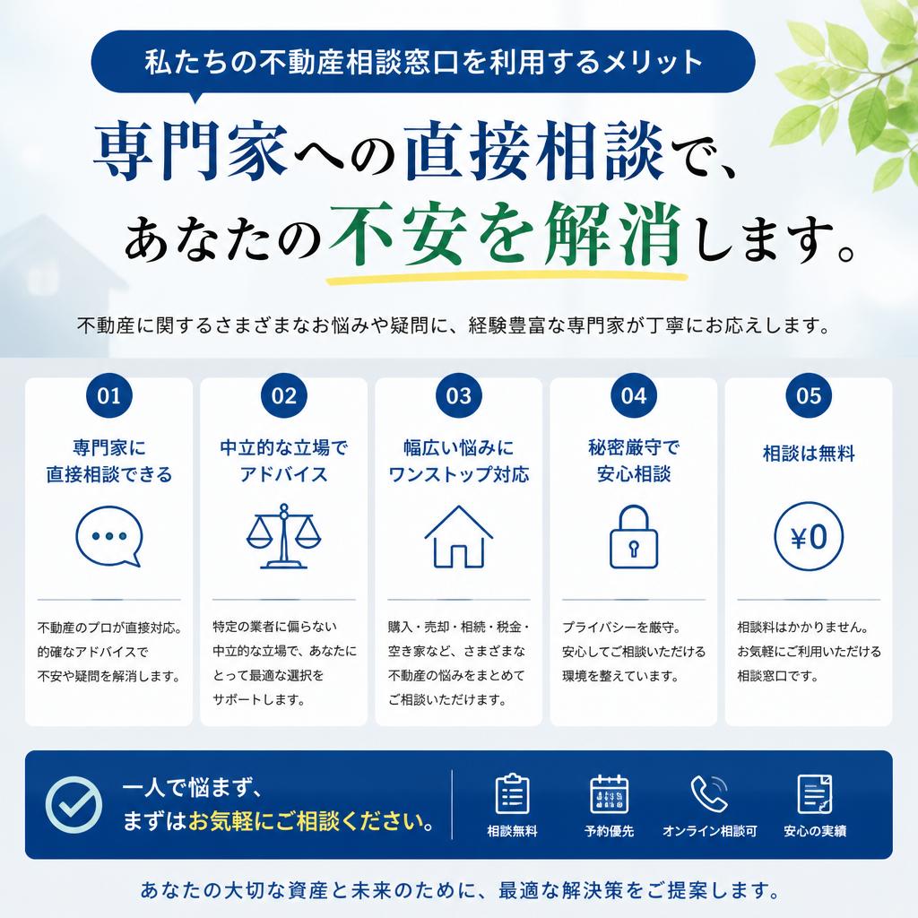不動産相談窓口とは？
