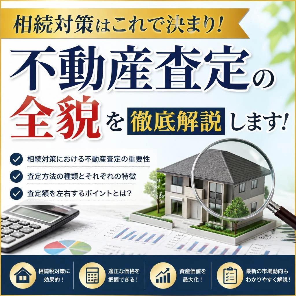 相続対策はこれで決まり！不動産査定の全貌を徹底解説します！