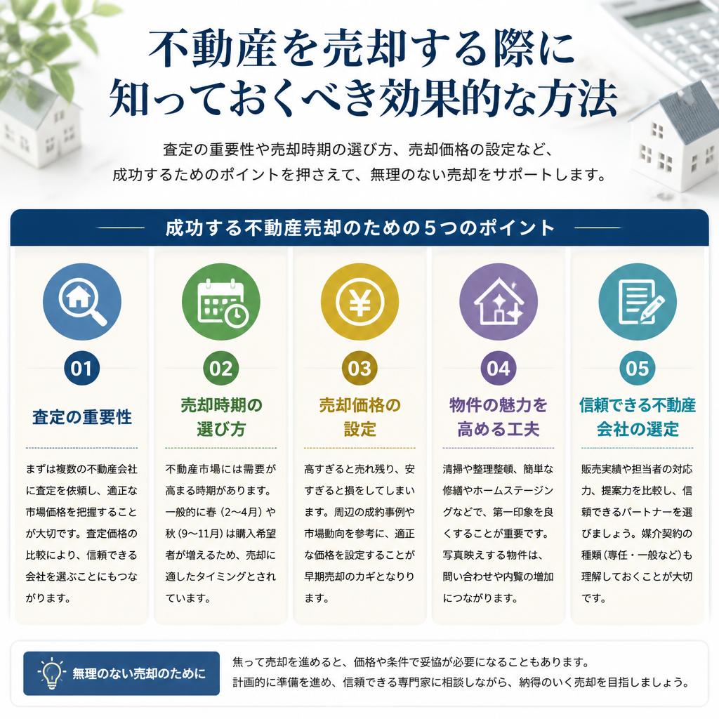 売却成功のための効果的な方法とは？