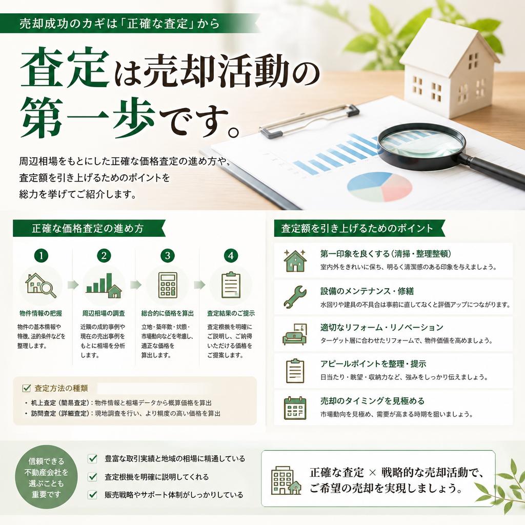 2. 価格査定のコツを知って高額売却を狙え！
