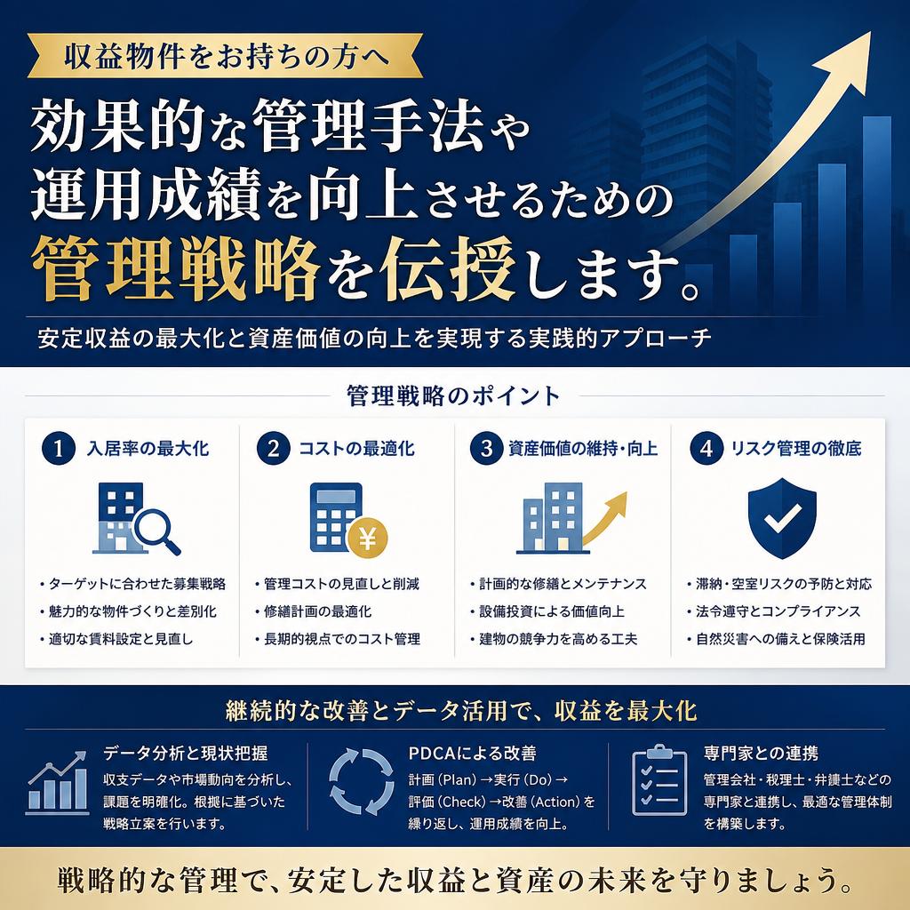 3. 収益物件管理で投資効果を最大化する方法