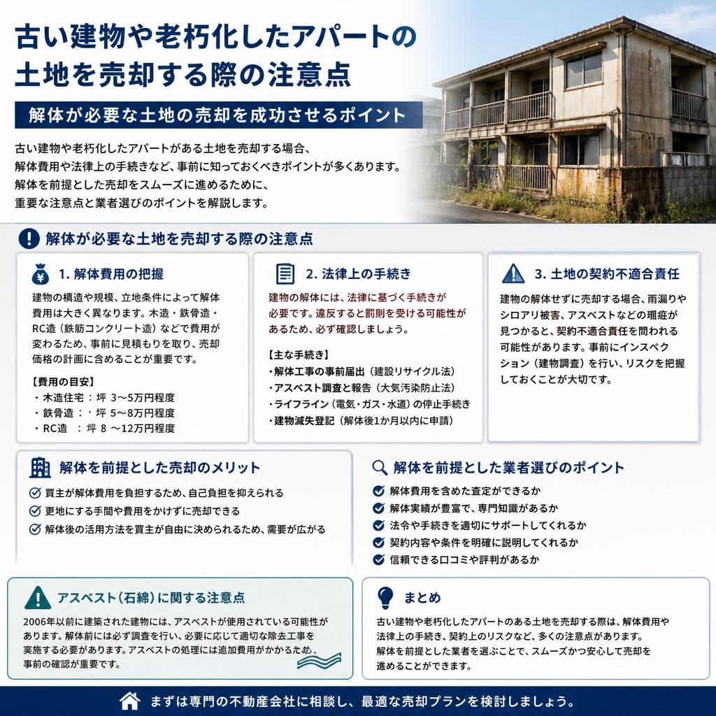 解体が必要な土地の扱い