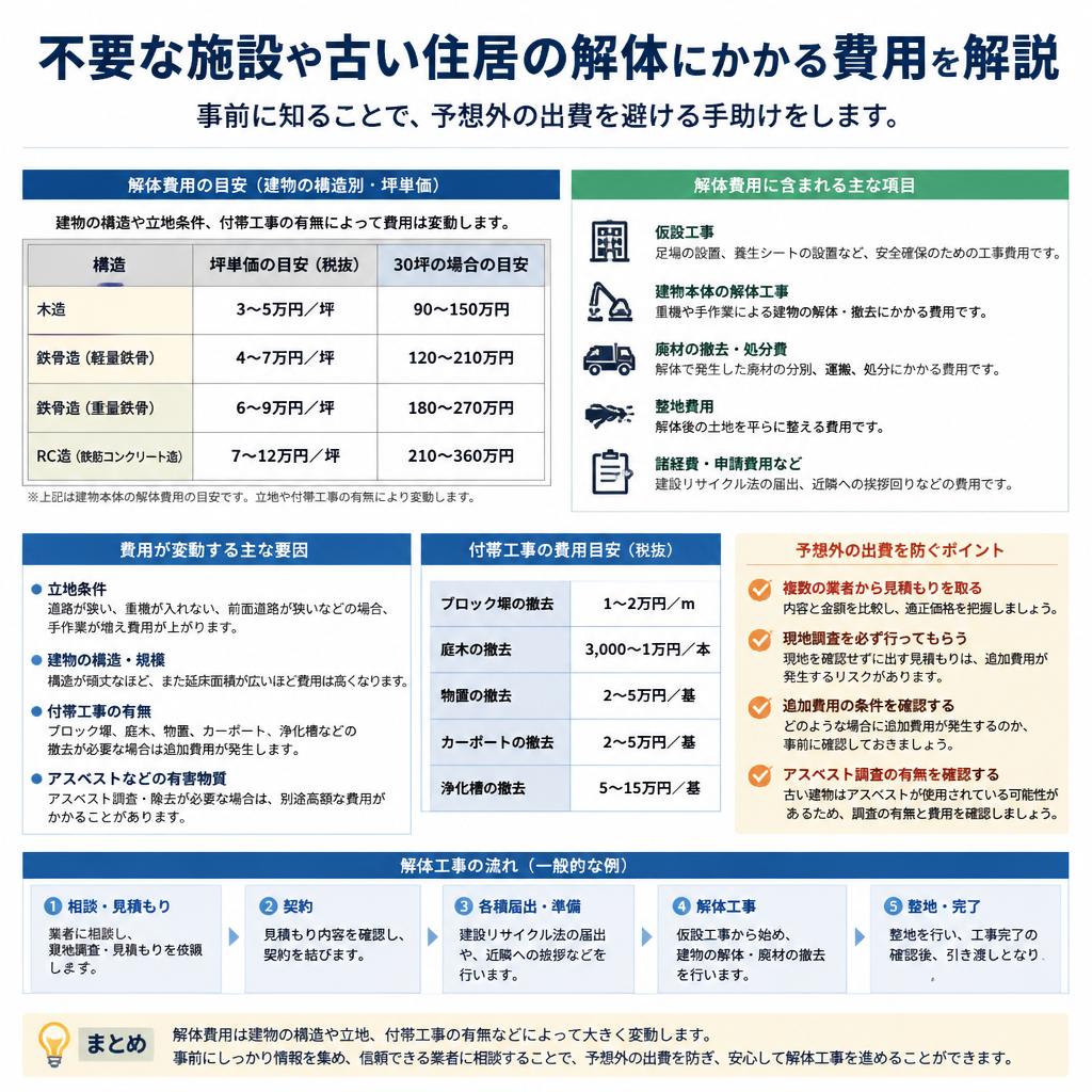 解体費用とその準備