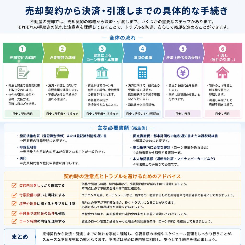 売却手続きの流れ