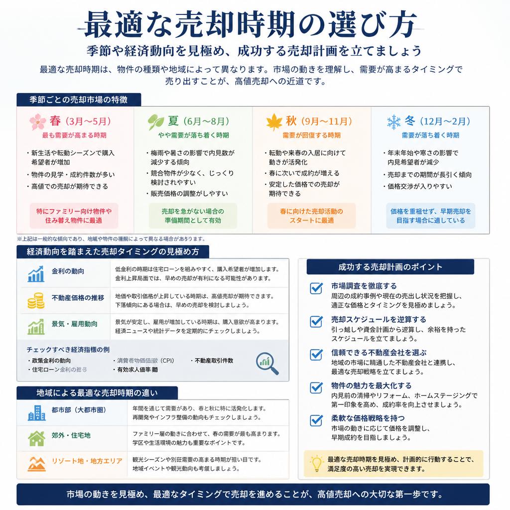 売却時期の見極めポイント
