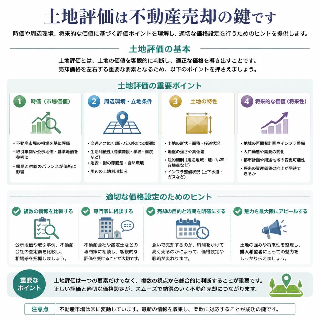 土地評価の重要性とポイント