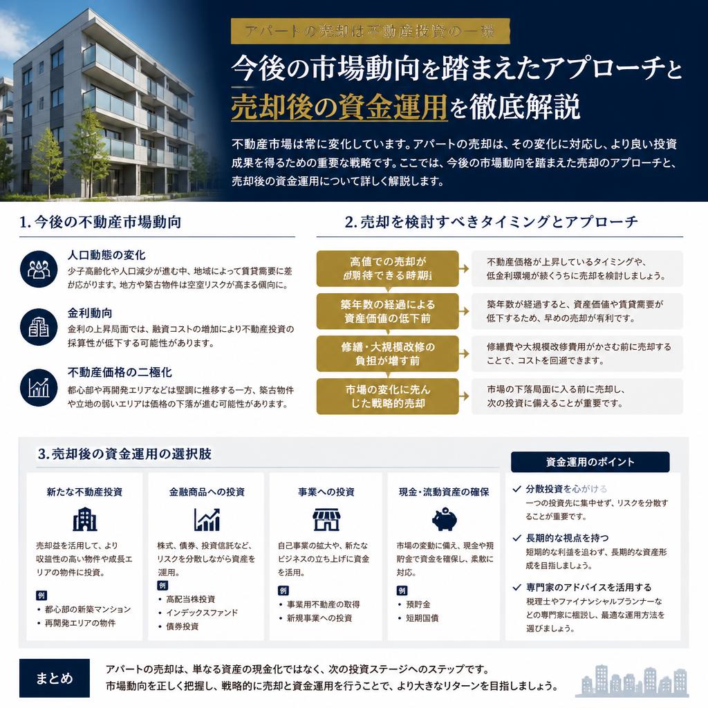 不動産投資としてのアパート売却