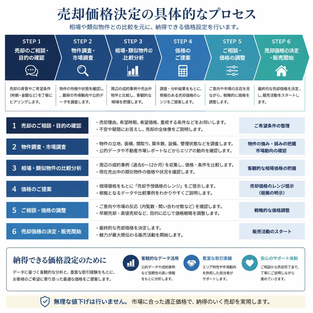 売却価格の決定方法