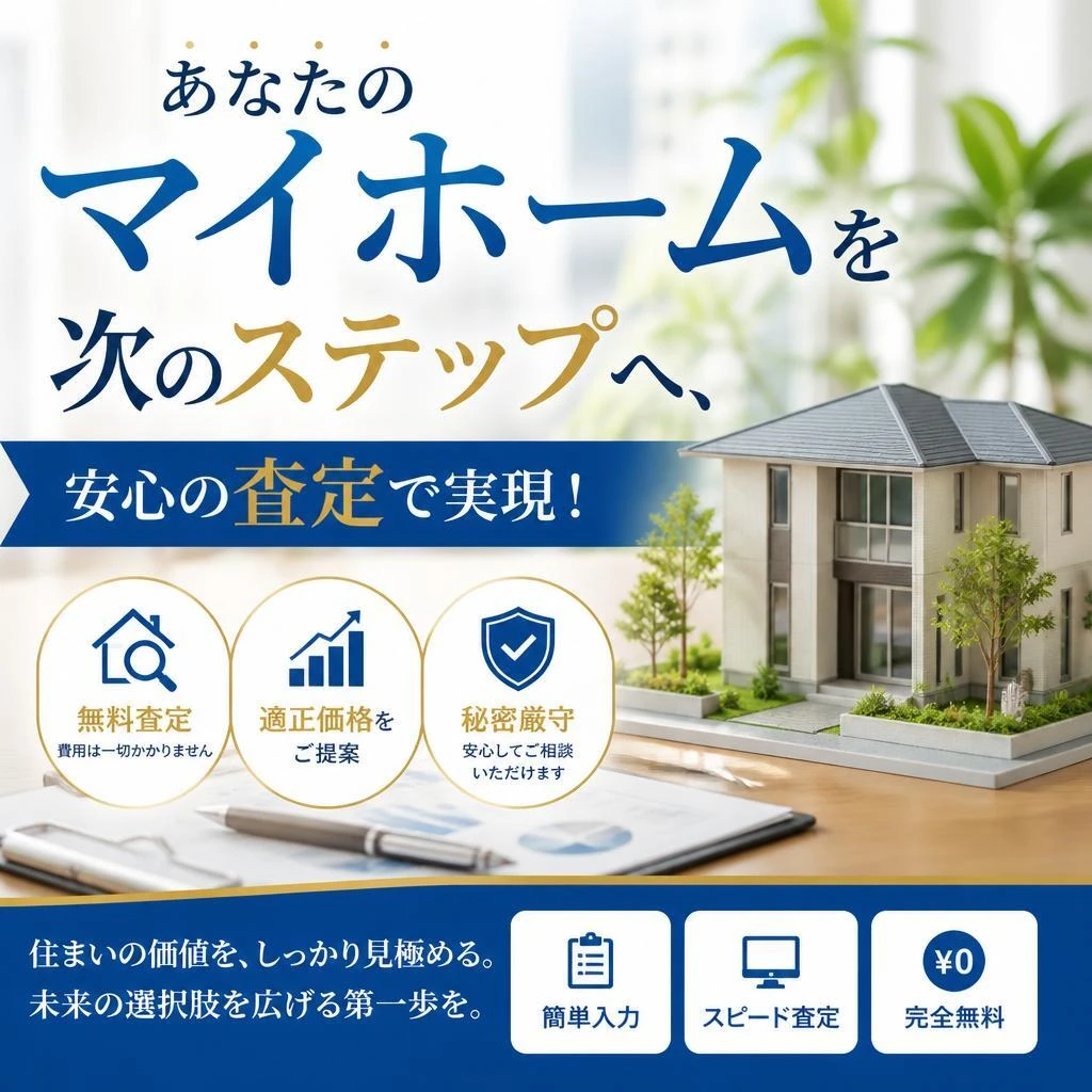 あなたのマイホームを次のステップへ、安心の査定で実現！