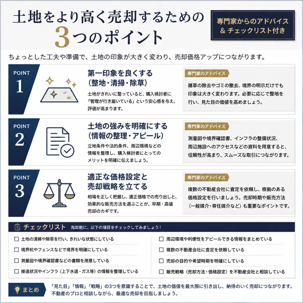 高額査定を実現するための3つのポイント