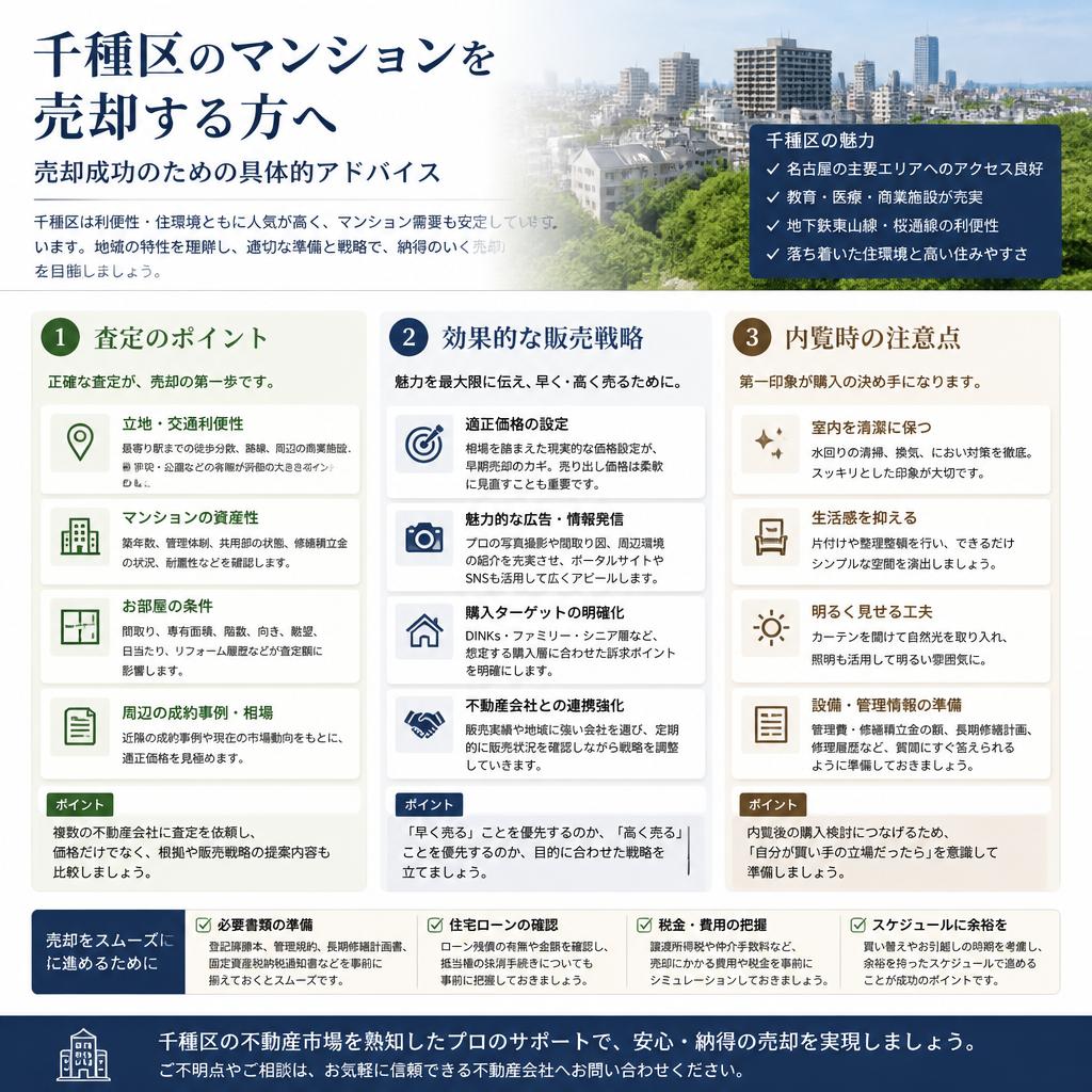 売却に向けた成功ポイント
