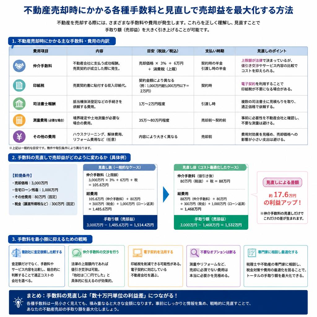 2. 手数料の見直しで売却益を最大化