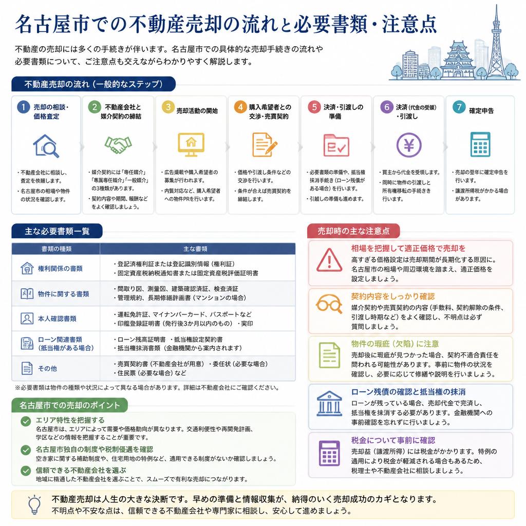 相続不動産の売却手続きの流れ