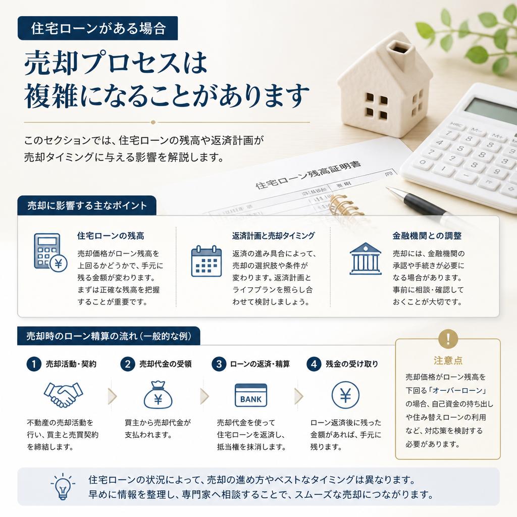 4. 住宅ローンが売却に与える影響