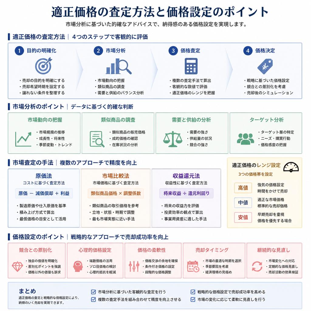 売却価格の正しい査定方法