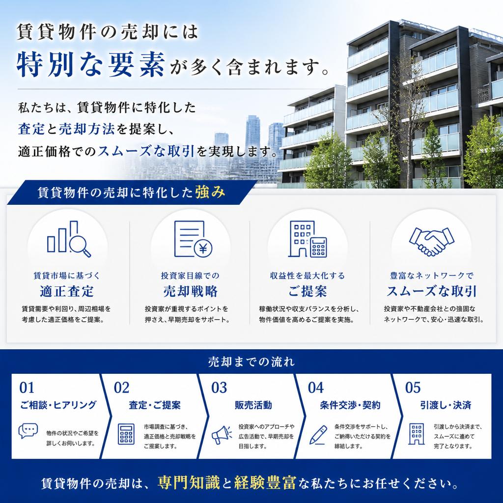 賃貸物件の適正な売却方法