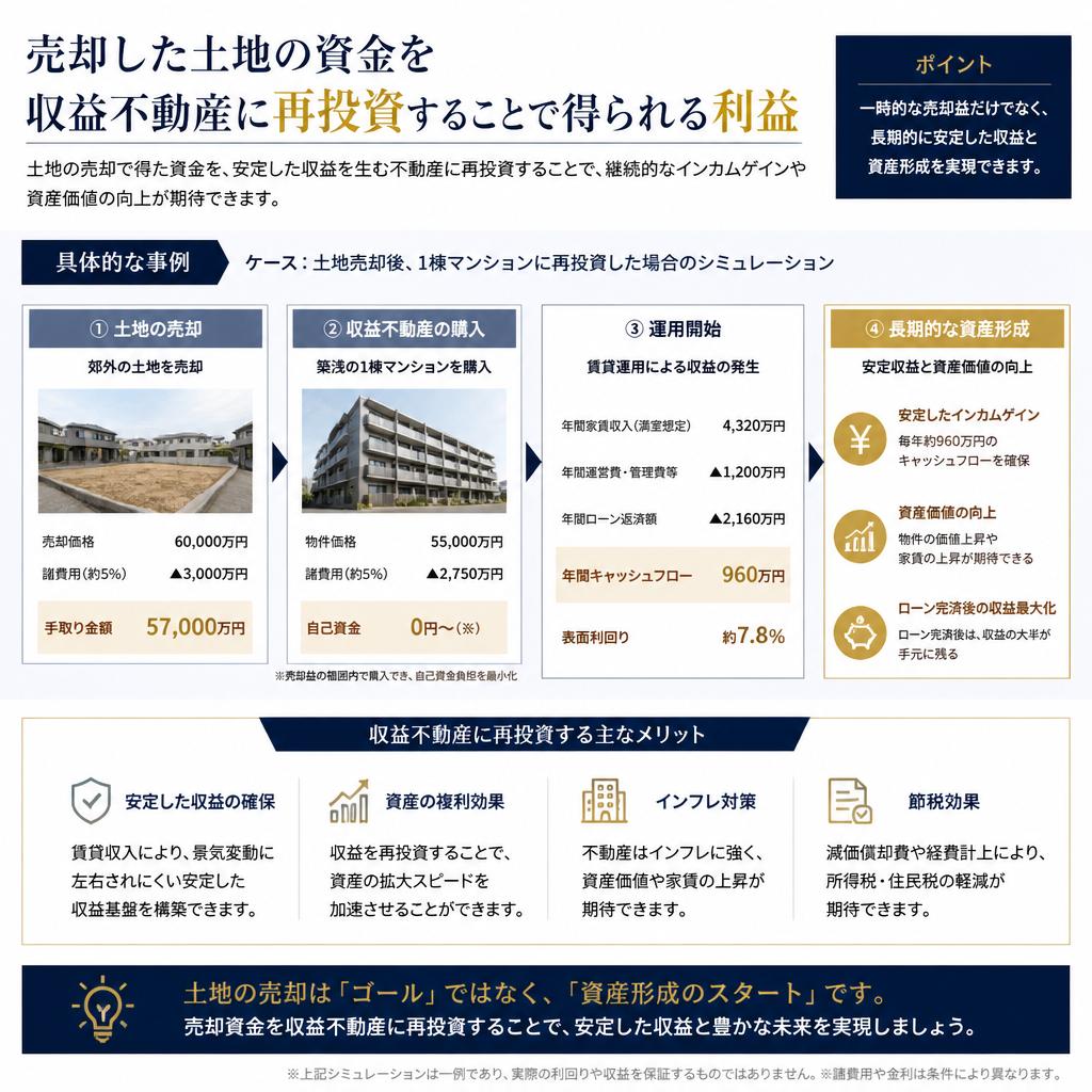 収益不動産への再投資